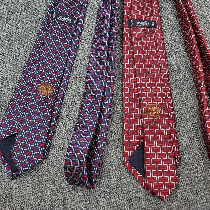 Affordable Hermes Tie 7 Amazing Tie In Red 0127