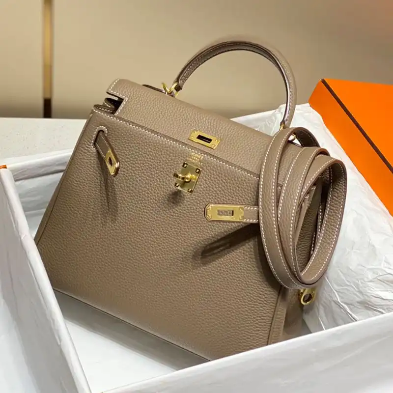 Affordable Hermes Kelly Bag Togo Leather Gold Hardware In Khaki 0128