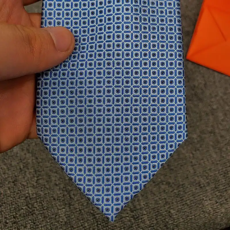 Cheap Hermes Trait D'Union Tie In Blue 0129