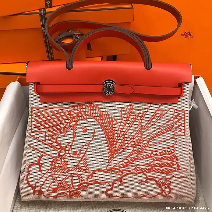 Affordable Hardware Hermes Herbag Canvas Palladium Pegasus Red Bag In 0211