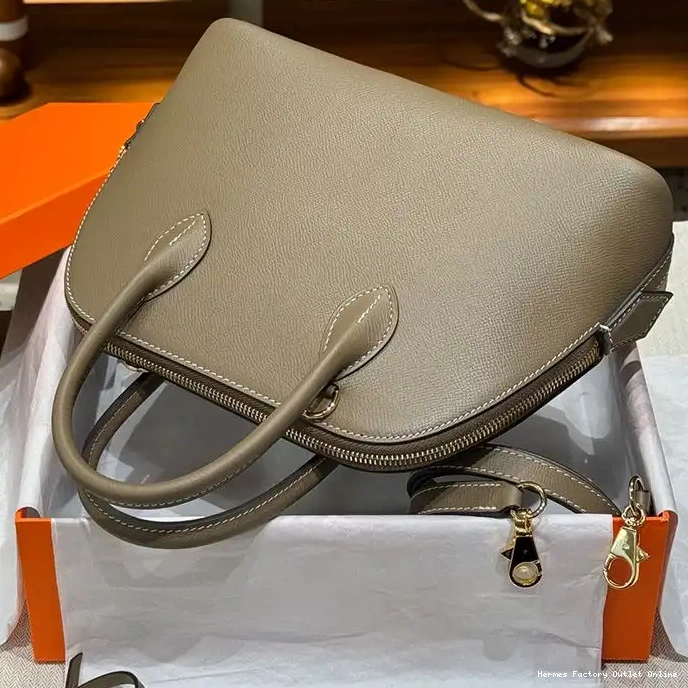 Cheap Gold Leather In Hermes Epsom 25 Bolide Bag Khaki Hardware 0221