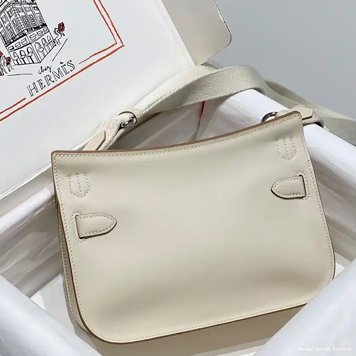 Affordable Leather White Hardware Clemence In Jypsiere Hermes Bag Mini Palladium 0216