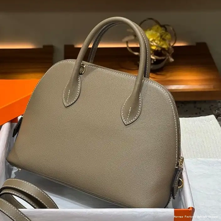 Cheap Gold Leather In Hermes Epsom 25 Bolide Bag Khaki Hardware 0221