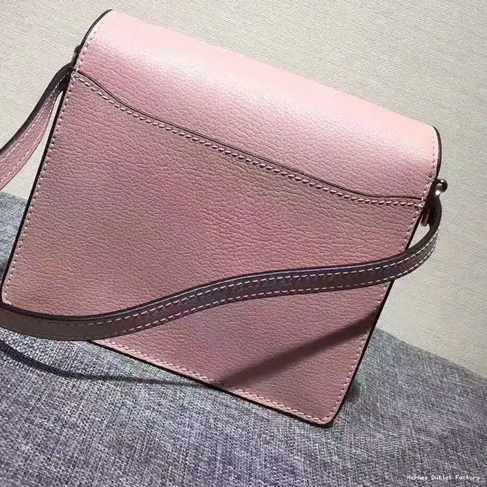 Affordable Roulis Bag Hardware Palladium Leather In Calfskin Hermes Pink 0219