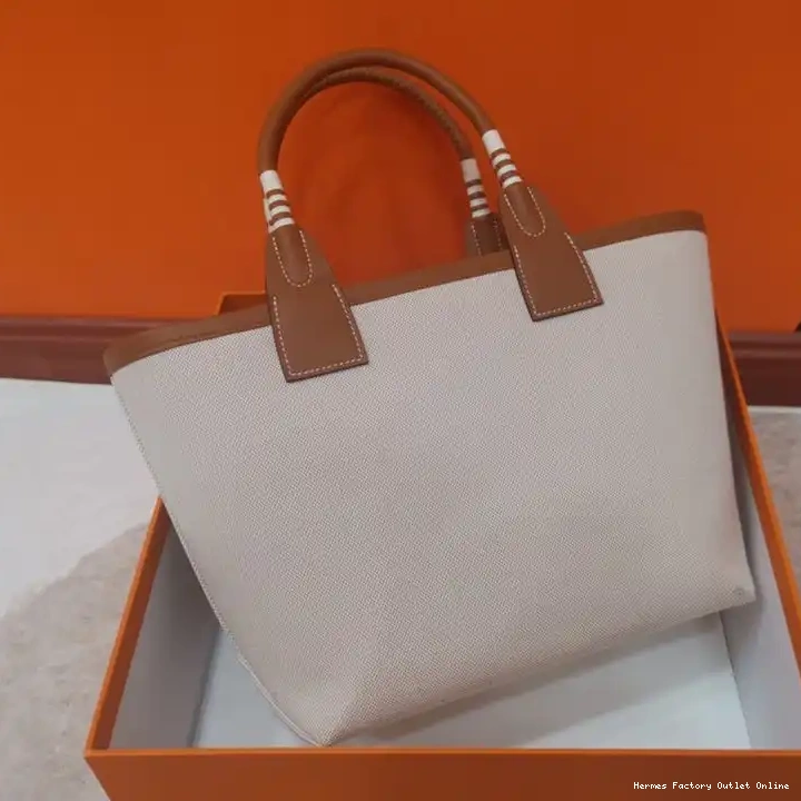 Cheap Hermes 25 Steeple Canvas Plume Bag In H Beige 0215