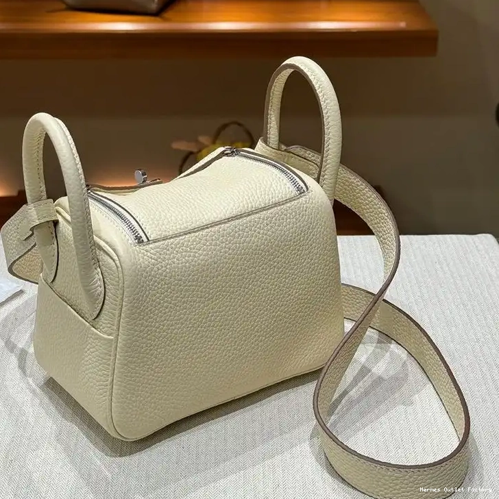 Affordable Mini In Palladium Togo Bag Lindy Hermes Hardware Leather White 0218