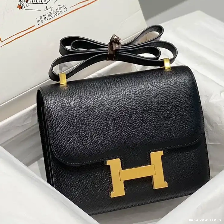 Affordable Bag Black Constance Gold Epsom Hardware Hermes Leather In 0219