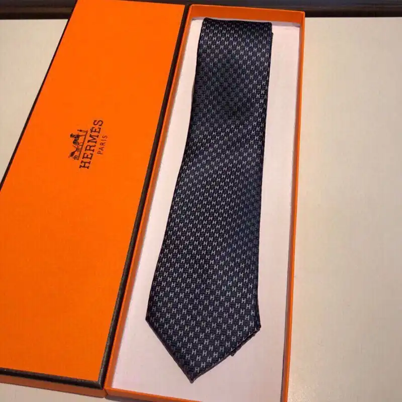 Cheap Hermes Alter Ego Tie In Navy Blue 0203