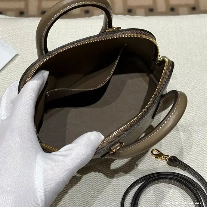 Cheap Chevre In Leather Bolide Hermes Hardware Mini Khaki Bag Gold 0319
