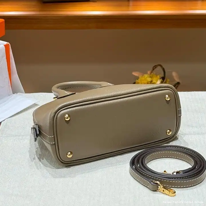 Cheap Chevre In Leather Bolide Hermes Hardware Mini Khaki Bag Gold 0319