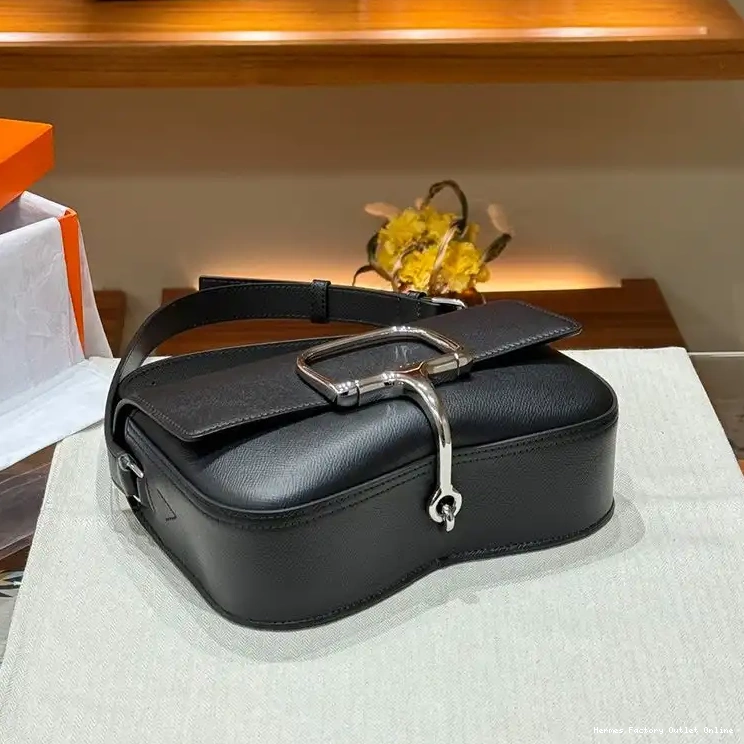 Affordable Black Leather Cavalleria Bag In Hardware Hermes Palladium Della Epsom 0317
